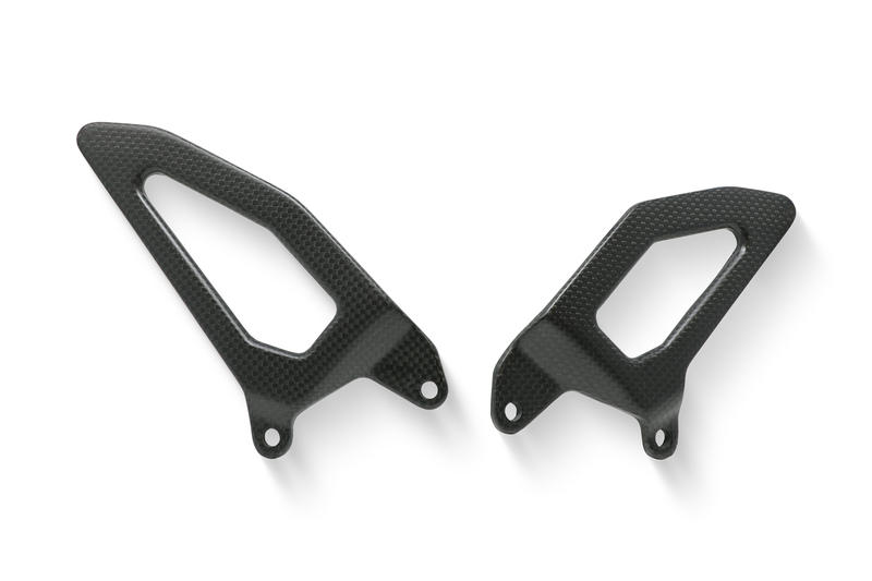 CNC Racing Carbon Fiber Heel Guards for the RPS Adjustable Rearset for the Ducati Panigale / Streetfighter V4 / S / Speciale / R CNC Racing Carbon Fiber Heel Guards for the RPS Adjustable Rearset for the Ducati Panigale / Streetfighter V4 / S / Speciale / R